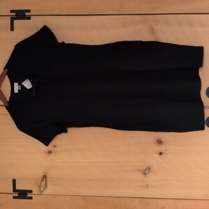 Black Short Sleeve Dress T-shirt Dress